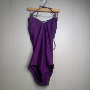 Venus One-Piece Swimsuit 4 Strapy Purple